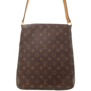 Louis Vuitton Monogram Leather Brown Musette Shoulder Bag